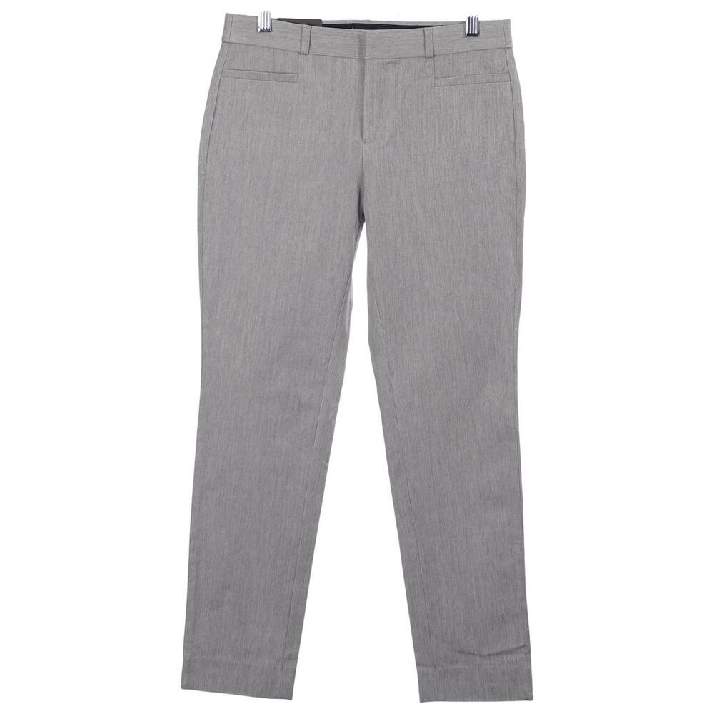 NWT Banana Republic Sloan Curvy Fit Pants Size 4 Gray Stretch Slim Tapered Ankle
